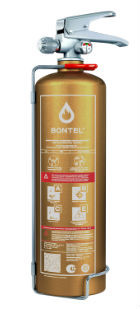 Огнетушитель ОВЭ-2(з) АВСЕ Bontel золото