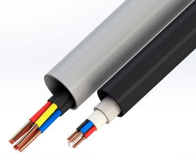 Труба жесткая ПВХ 3-х метр. легкая D=16, черная (Промрукав) Труба жесткая ПВХ легкая