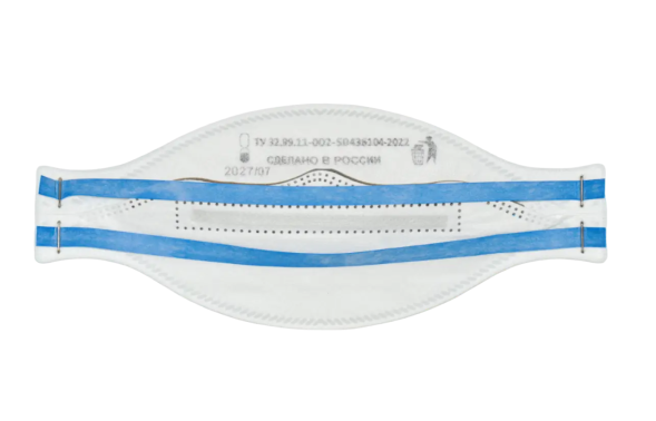 Респиратор-полумаска трехпанельный О2 3112 – FFP2 NR D с клапаном выдоха