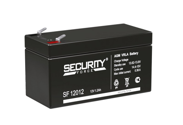 Стационарный свинцово-кислотный необслуживаемый аккумулятор SF 12012