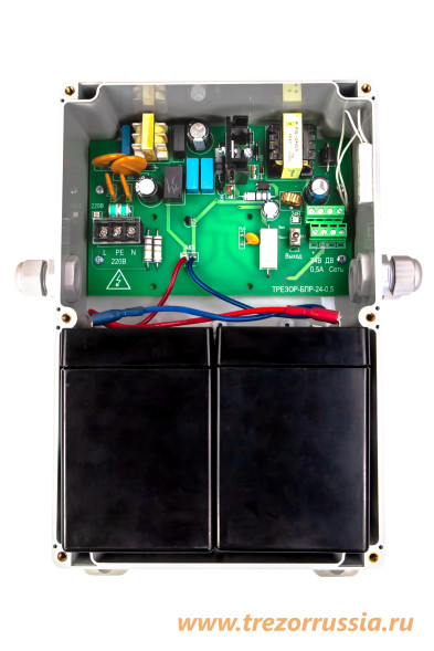 Блок питания резервированный «ТРЕЗОР-БПР 24-0,5/12-1,0»