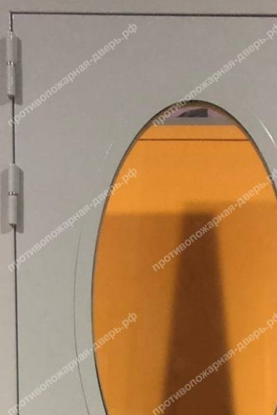 Однопольная остекленная дверь Антипаника «Push-bar» EI 60 RAL 7035 (03)