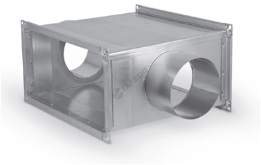 Адаптер прямоугольного сечения