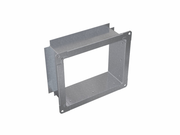 Врезка прямоугольного сечения в плоскость