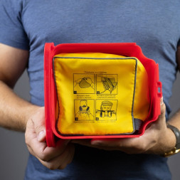 Самоспасатель (УФМС) «Шанс»-Е с полумаской (базовая модель) в футляре-контейнере для хранения