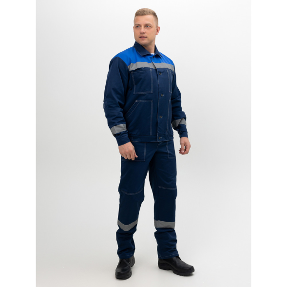 Костюм рабочий летний мужской ЛГН - куртка и полукомбинезон