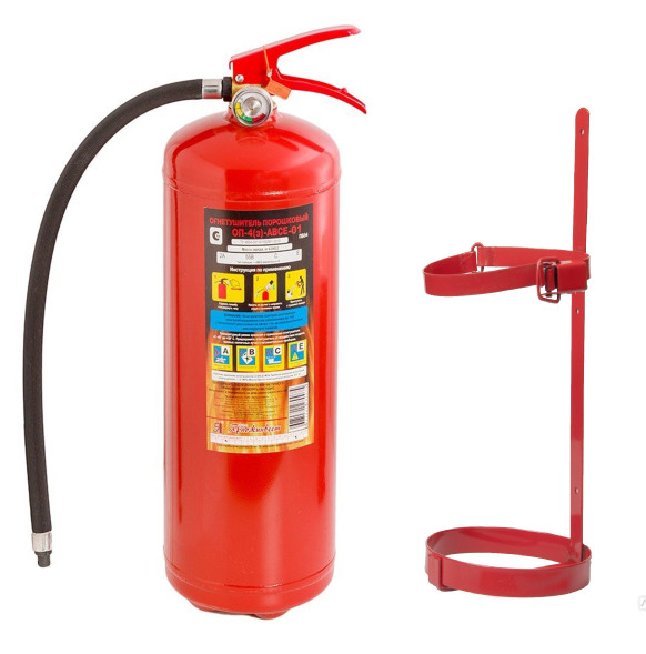 Комплект огнетушитель ОП-4 + кронштейн ТВ4